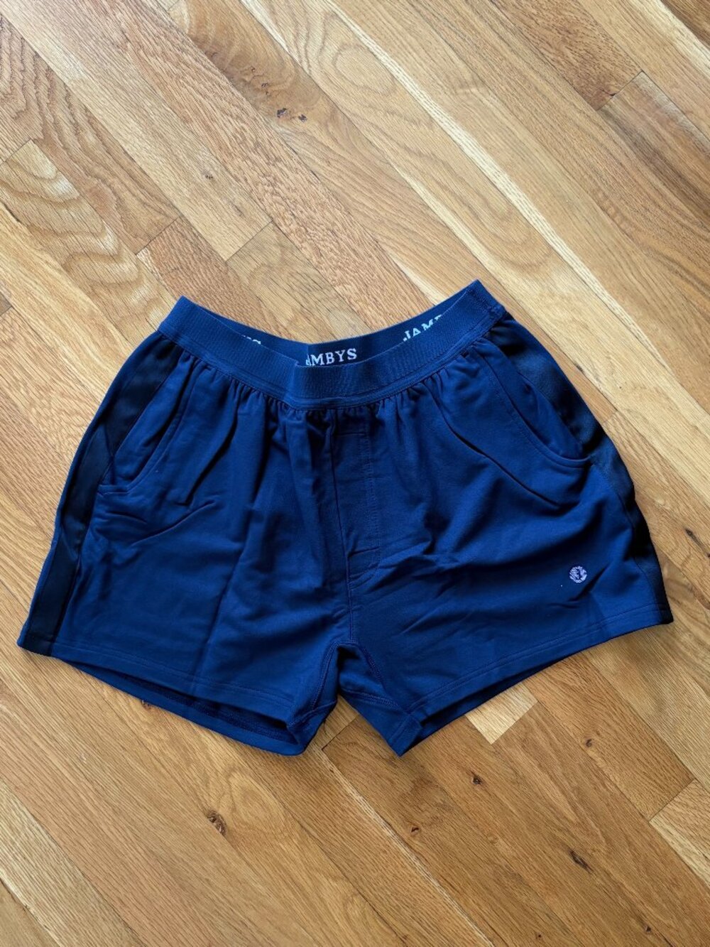 Jambys Black Tie Navy Short - Size Small